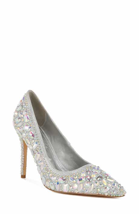 LONDON RAG Iceout Crystal Embellished Pump