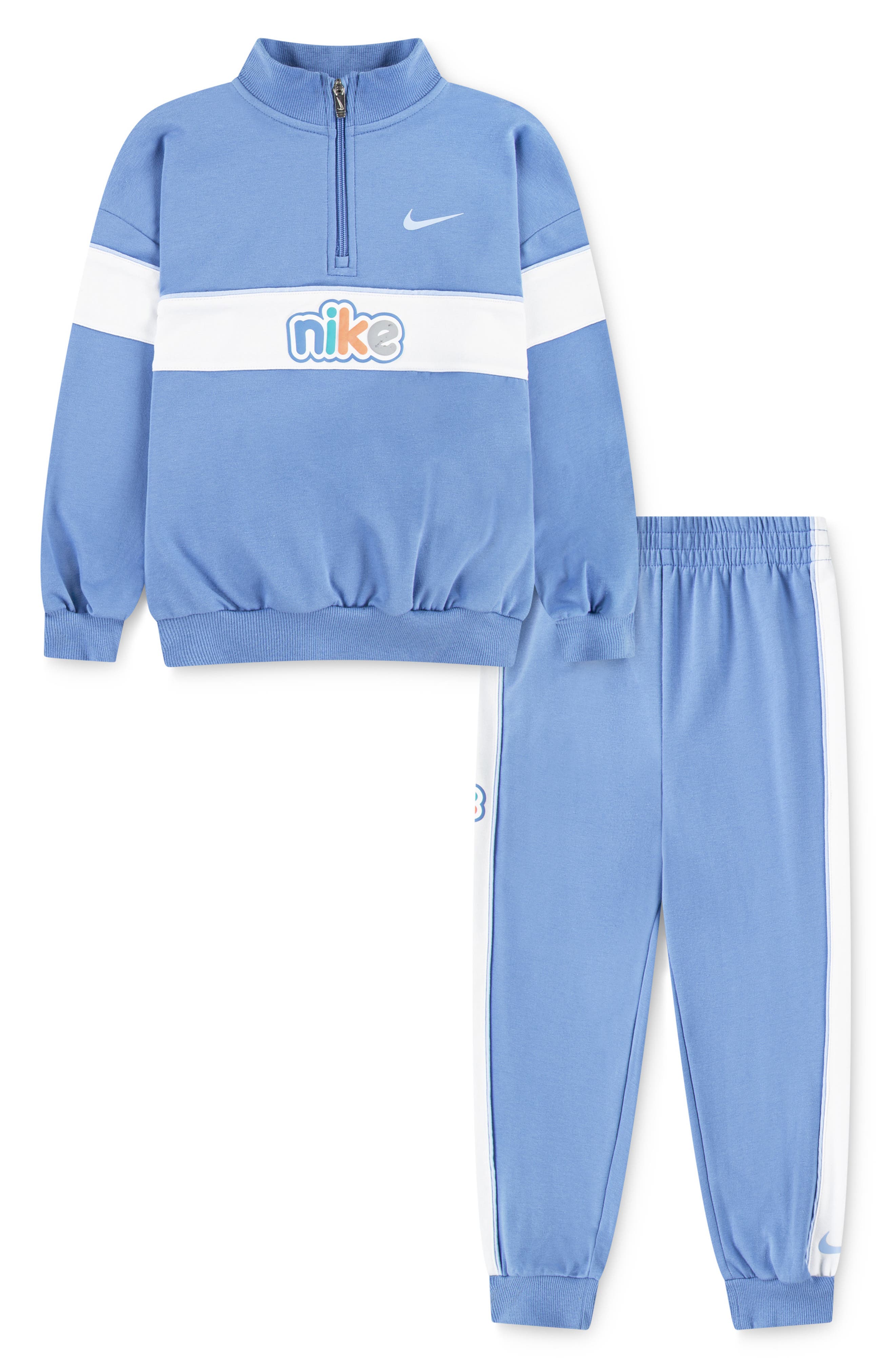 Nike Kids' E1D1 Quarter Zip Sweatshirt & Pants Set