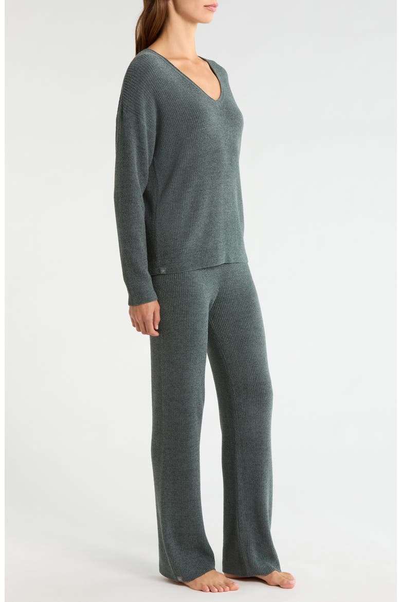 CozyChic® Ultra Lite® Rib Pajamas, Alternate, color, DEEP JUNIPER