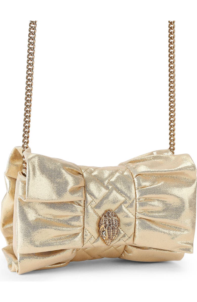 Kurt Geiger London Mini Kensington Bow Crossbody Bag, Alternate, color, Natural