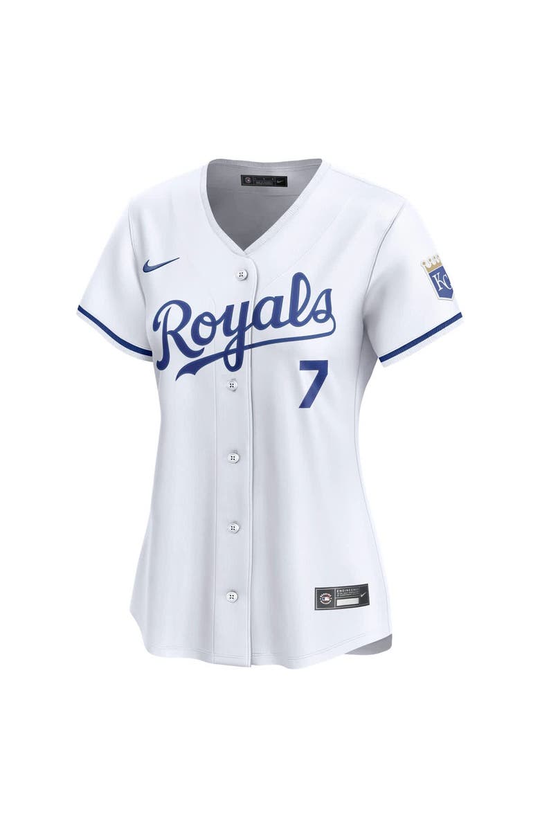 Nike Women's Nike Bobby Witt Jr. White Kansas City Royals Home Limited Jersey, Alternate, color, White