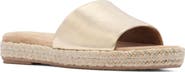 FRANKIE4 Lucia Espadrille Platform Slide Sandal