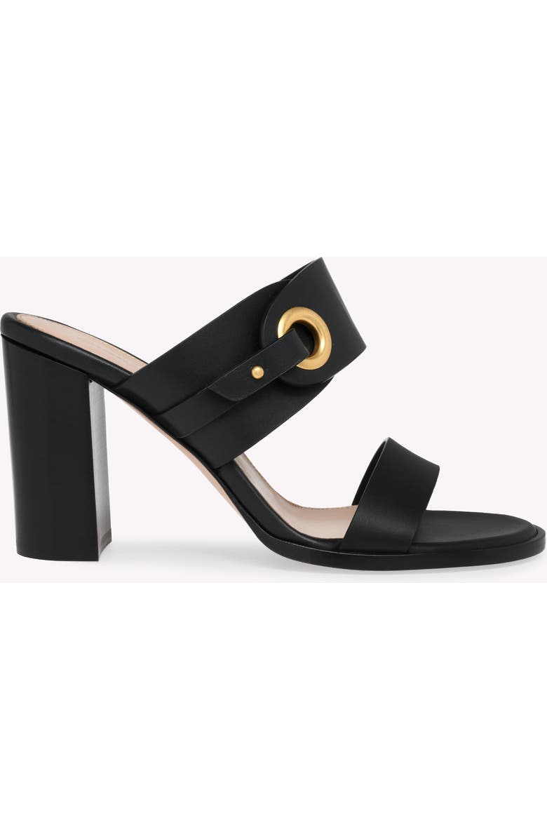Gianvito Rossi Granada Mule, Main, color, Black Calf Leather