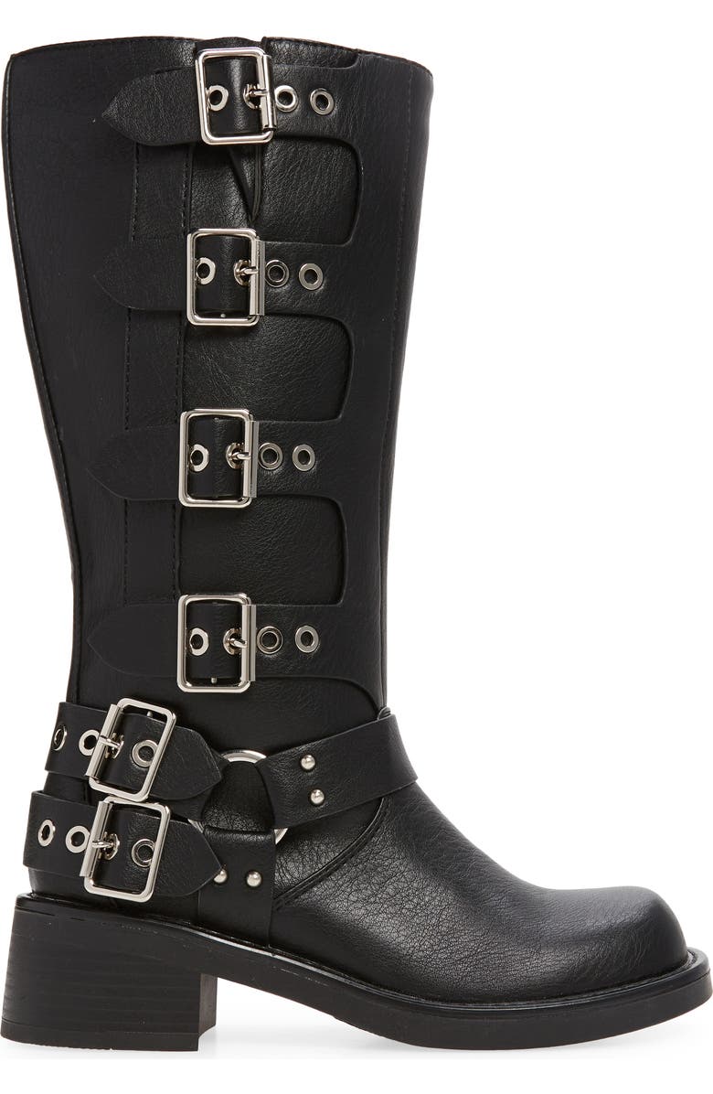 AZALEA WANG Buckled Up Moto Boot, Alternate, color,