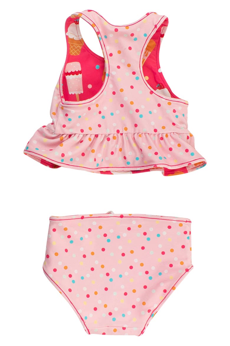 Kids' Sweet Scoops Reversible Two-Piece Swimsuit, Alternate, color, PINK