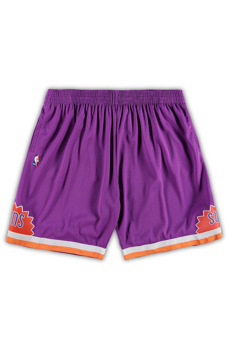 Mitchell & Ness Men's Mitchell & Ness Purple Phoenix Suns Big & Tall Hardwood Classics Team Swingman Shorts, Alternate, color, Purple