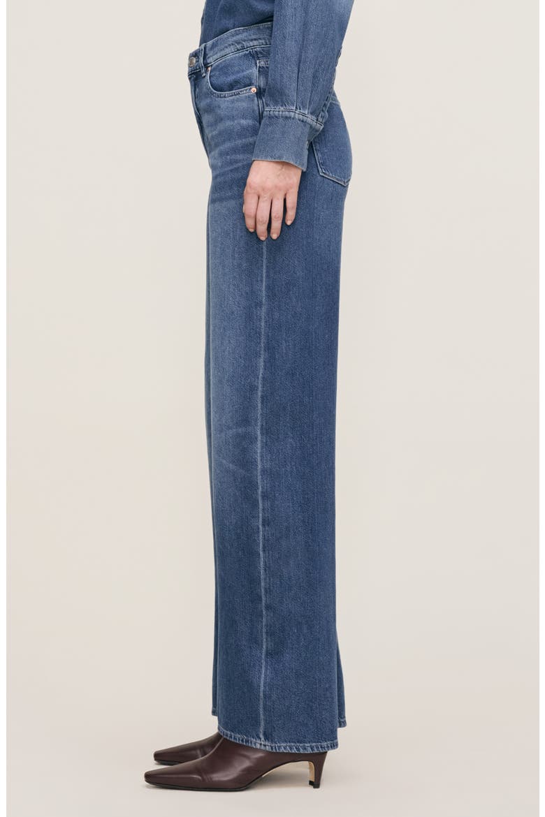 Hepburn Aura High Rise Wide Leg Jeans, Alternate, color, DEL RAY