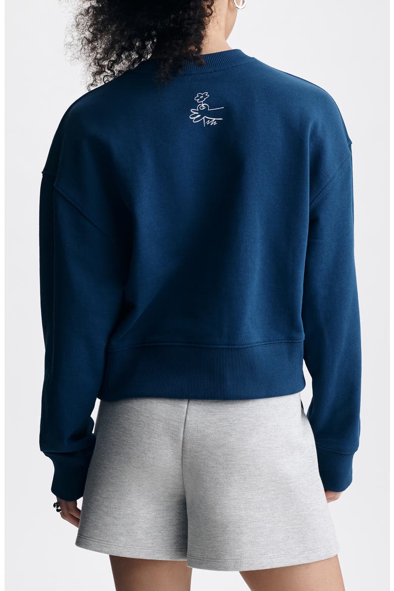 Graphic Sweatshirt, Alternate, color, NAVY PEONY