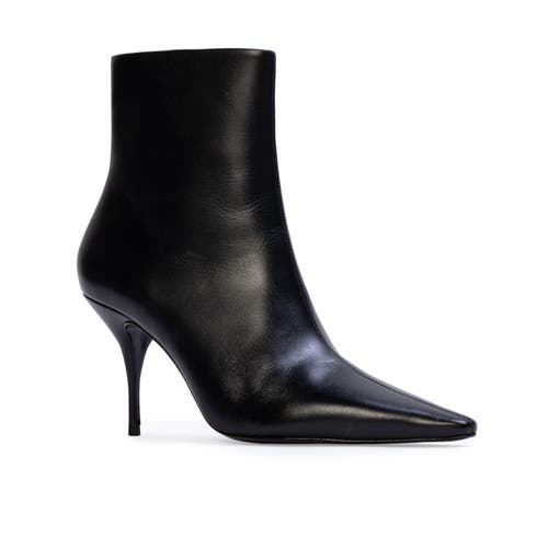 Black Suede Studio Lainey 80 Boot In Black