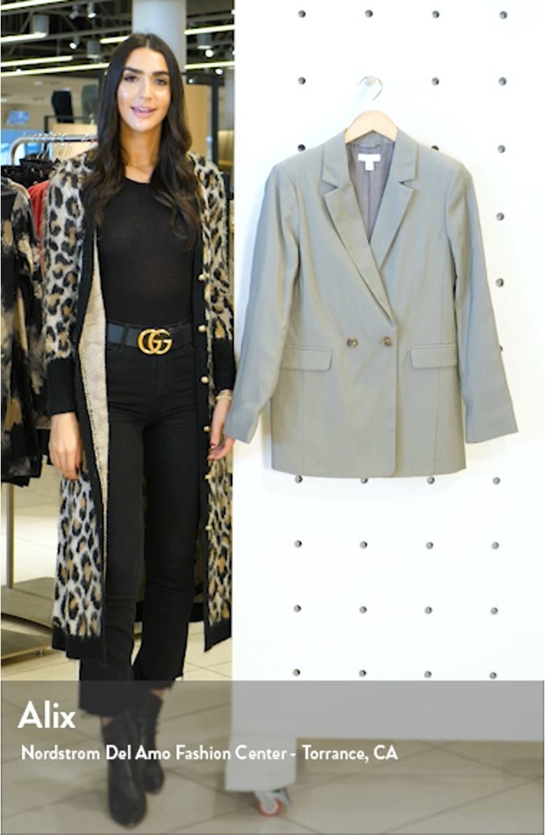 Millie Double Breasted Blazer, sales video thumbnail