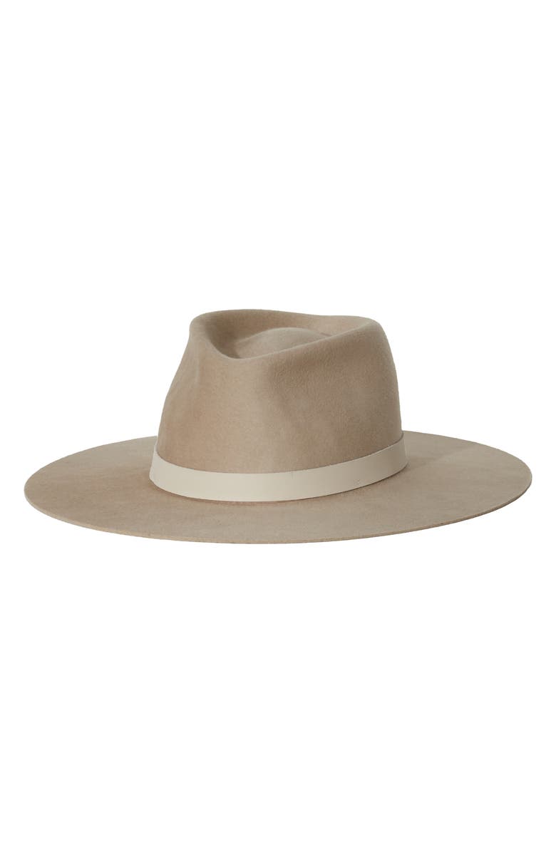 Janessa Leoné Cole Wool Fedora, Main, color, 