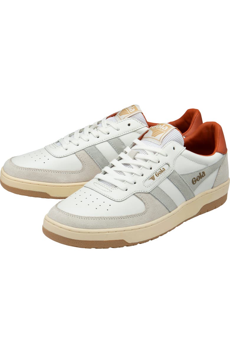 Gola Hawk Sneaker, Alternate, color, White/ Smoke/ Moody Orange