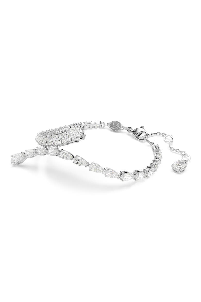 Matrix Bracelet, Alternate, color, SILVER/ WHITE