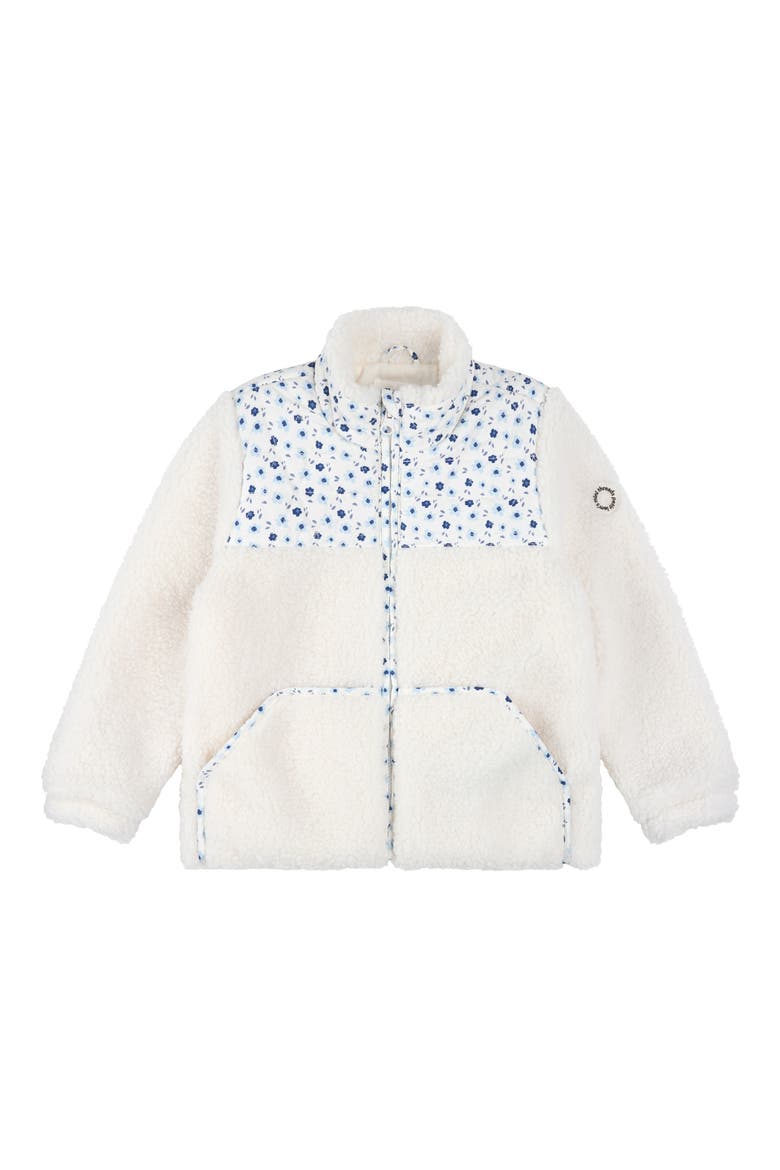 Kids' Floral Yoke Fleece Jacket, Main, color, FLOWERS