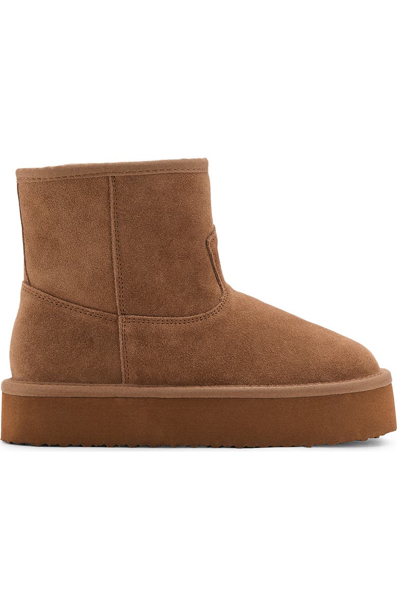 MANGO TEEN Suede Boots, Alternate, color, Sand