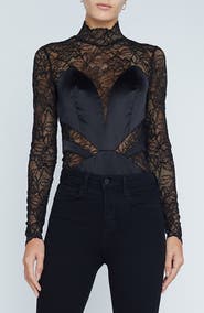 L'AGENCE Spritz Lace Bodysuit