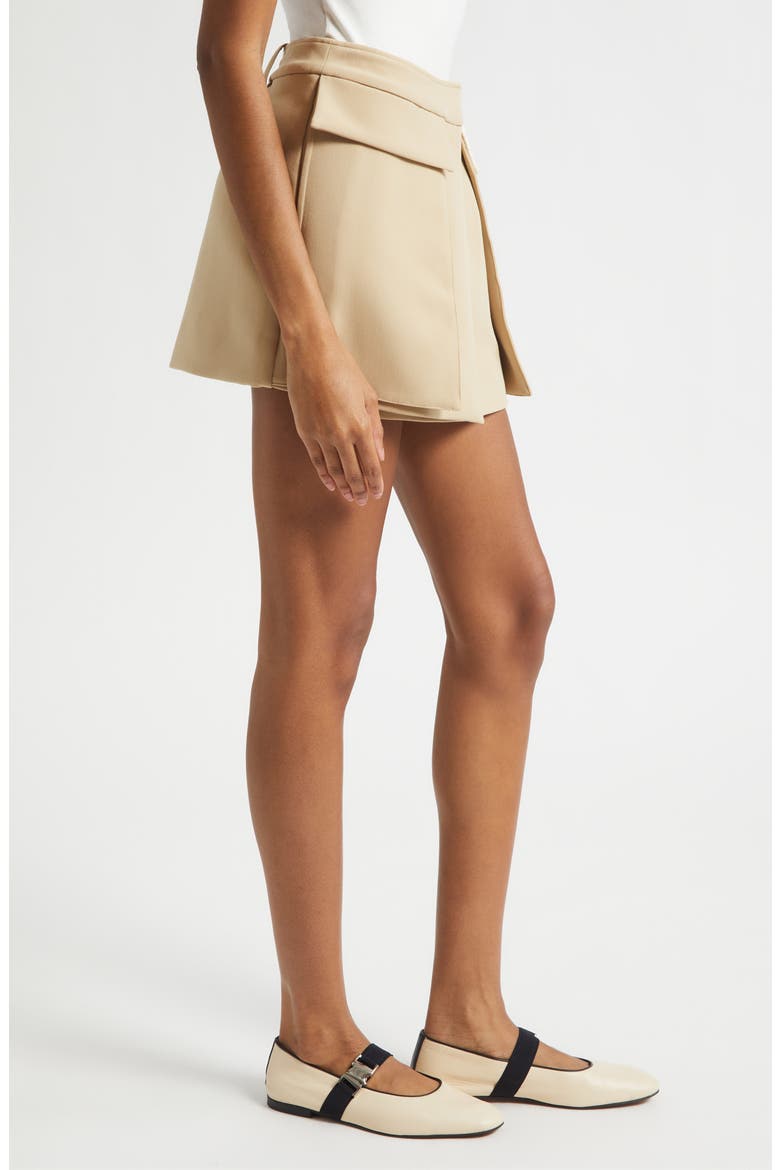 Waist Panel Miniskirt, Alternate, color, ECRU