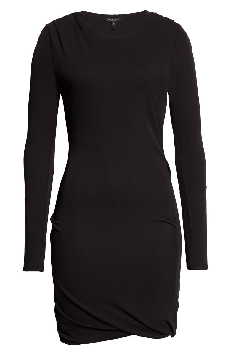 rag & bone Poppy Draped Mini Dress, Alternate, color, 