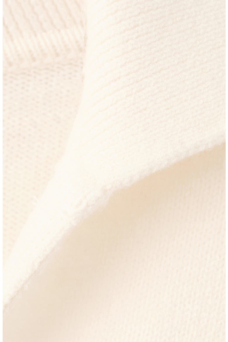 Alicante Stripe Johnny Collar Sweater, Alternate, color, ECRU