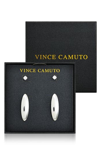 Vince Camuto Set Of 2 Assorted Stud Earrings In Silver