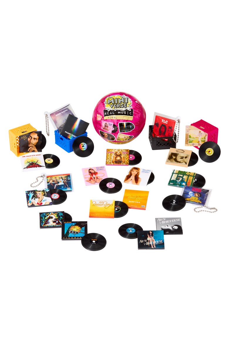 Kids' Miniverse Real Music Mini Vinyl 4-Piece Set, Alternate, color, MULTICOLOR