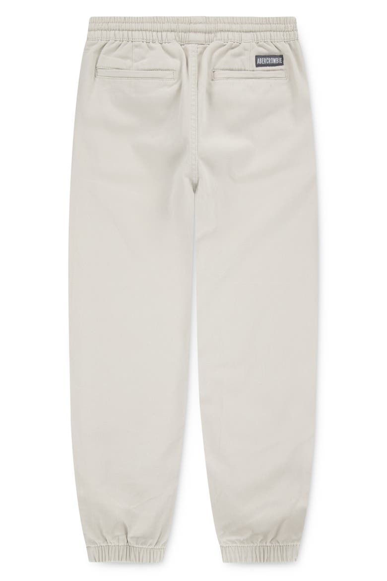 Kids' Slim Stretch Twill Joggers, Alternate, color, PUMICE STONE