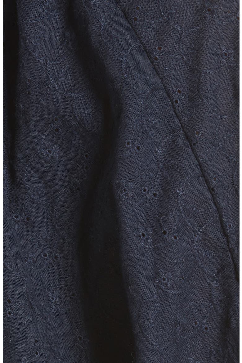 Down from the Clouds Peasant Top, Alternate, color, NAVY