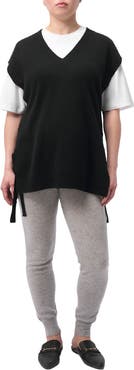 GOBI Mongolian Cashmere Over Bump Maternity Cashmere Knit Pants