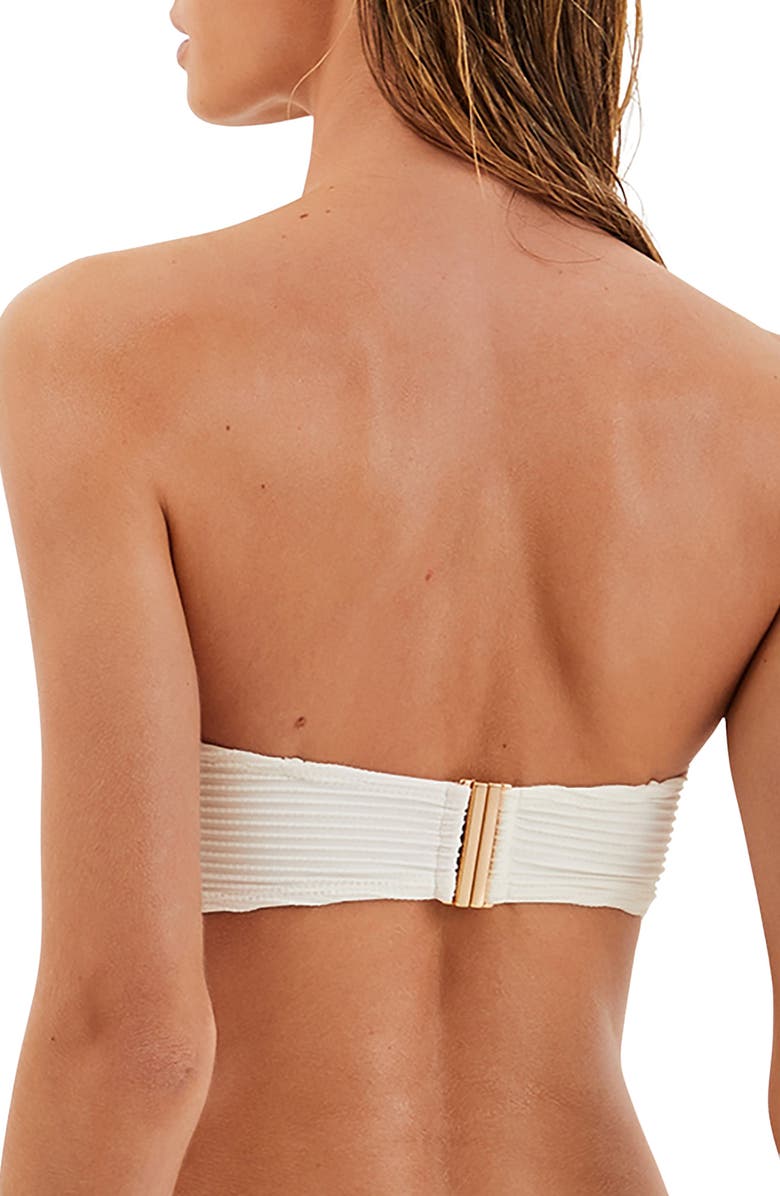 ViX Paula Hermanny Jill Bandeau Bikini Top, Alternate, color, Off White