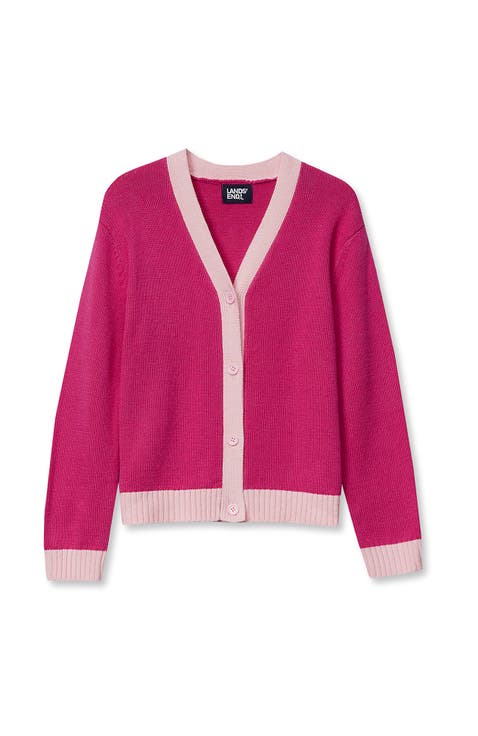 Girls Plus Long Sleeve Cardigan
