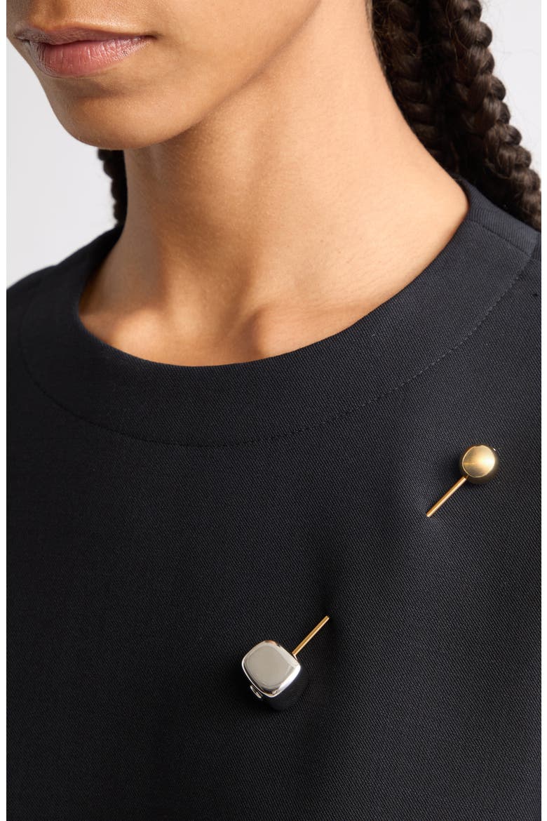 Stick Pin, Alternate, color, GOLD NIKEL
