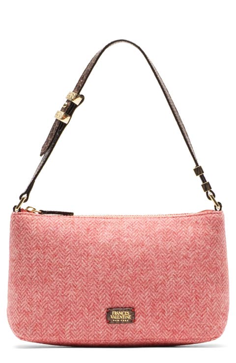 Freddie Herringbone Knit Shoulder Bag