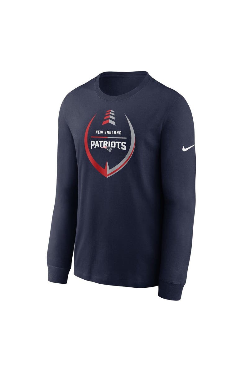 Nike Men's Nike Navy New England Patriots Icon Legend Long Sleeve T-Shirt, Alternate, color,