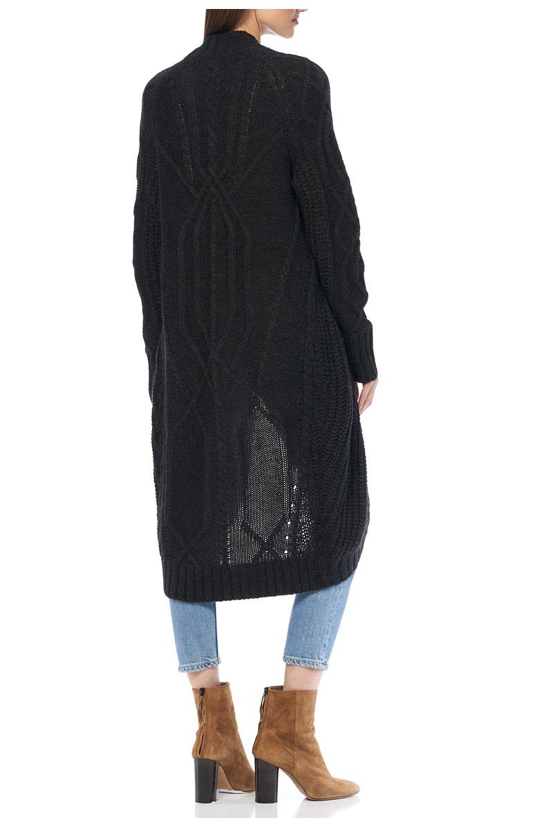 360 CASHMERE Chloe Cable Knit Cardigan, Alternate, color, 