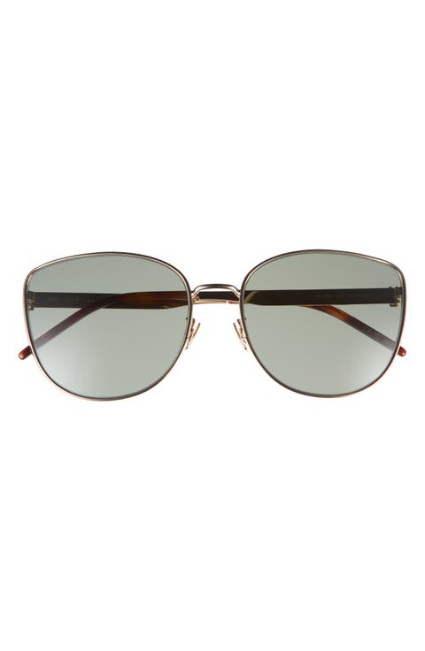 61mm Cat Eye Sunglasses