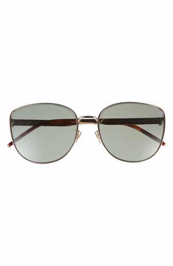 61mm Cat Eye Sunglasses