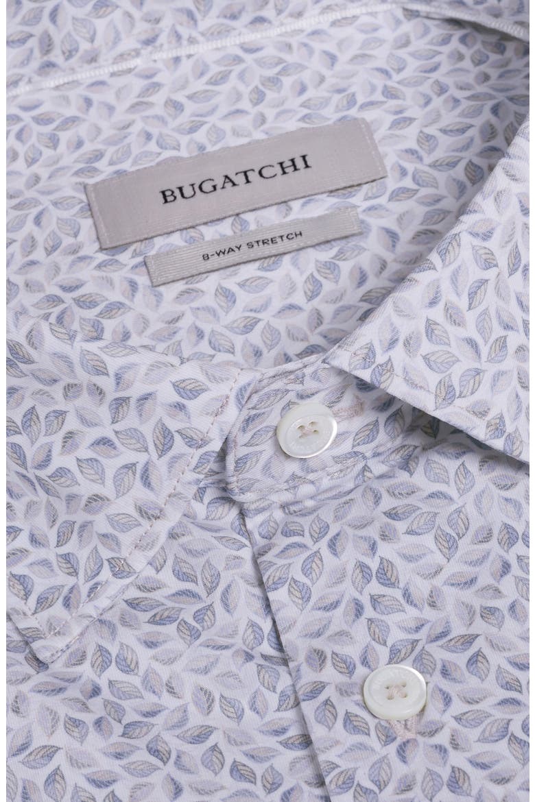 James OoohCotton® Leaf Print Button-Up Shirt, Alternate, color, SAND