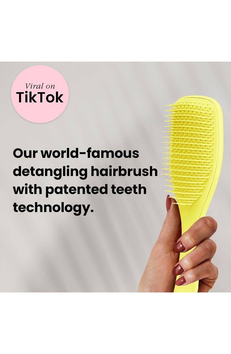 Tangle Teezer Ultimate Detangler Hairbrush in Hyper Yellow, Alternate, color, 