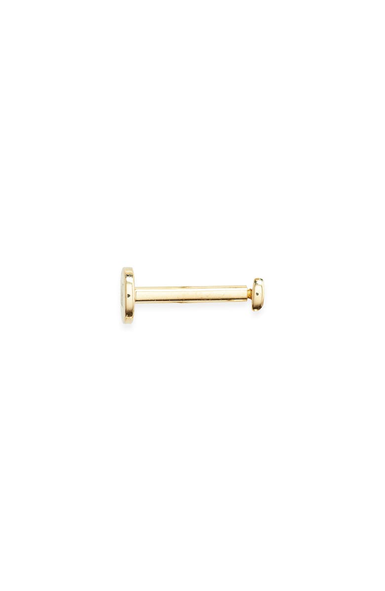 Monica Vinader Siren Star Single Flat Back Stud, Alternate, color, Gold