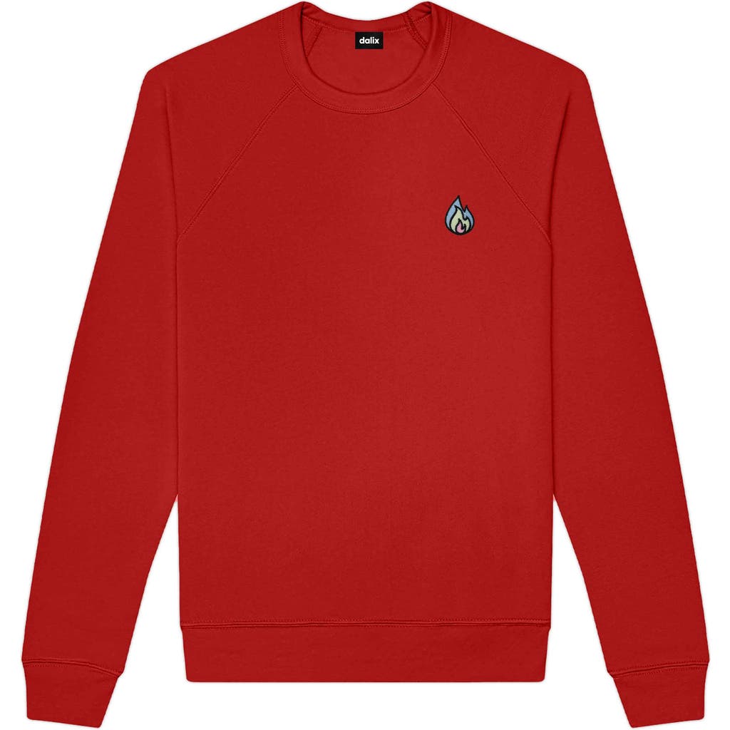 DALIX DALIX FIRE FLEECE SWEATSHIRT