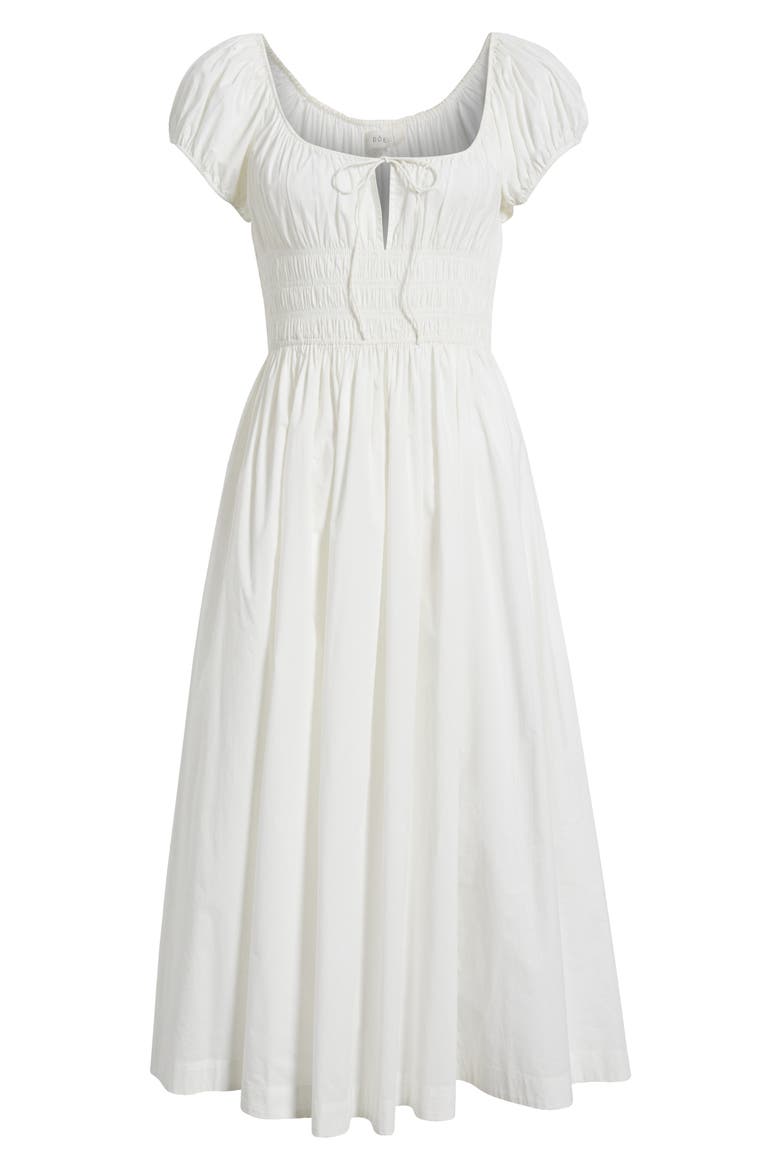 Quinn Organic Cotton Poplin Maxi Dress, Alternate, color, SALT
