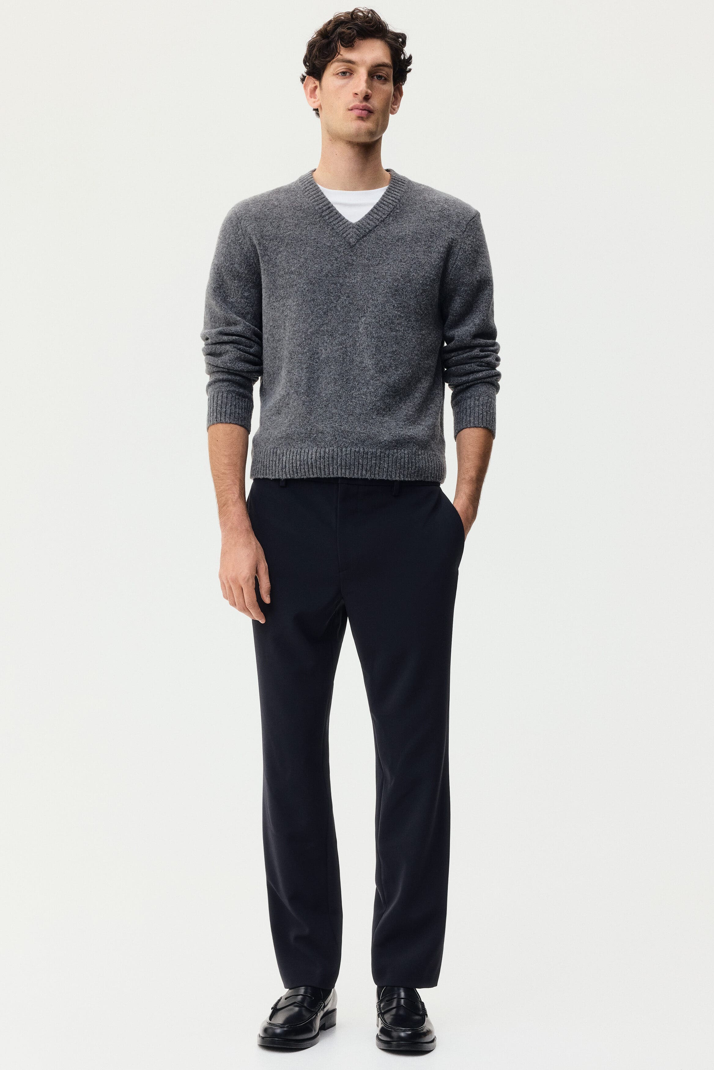 Slim Fit Tailored Trousers - image 2