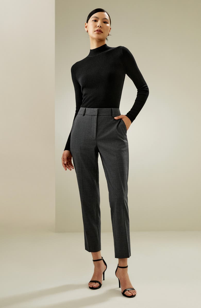 Lilysilk Essential Cashmere Blend Sweater Top for Women, Alternate, color, Black