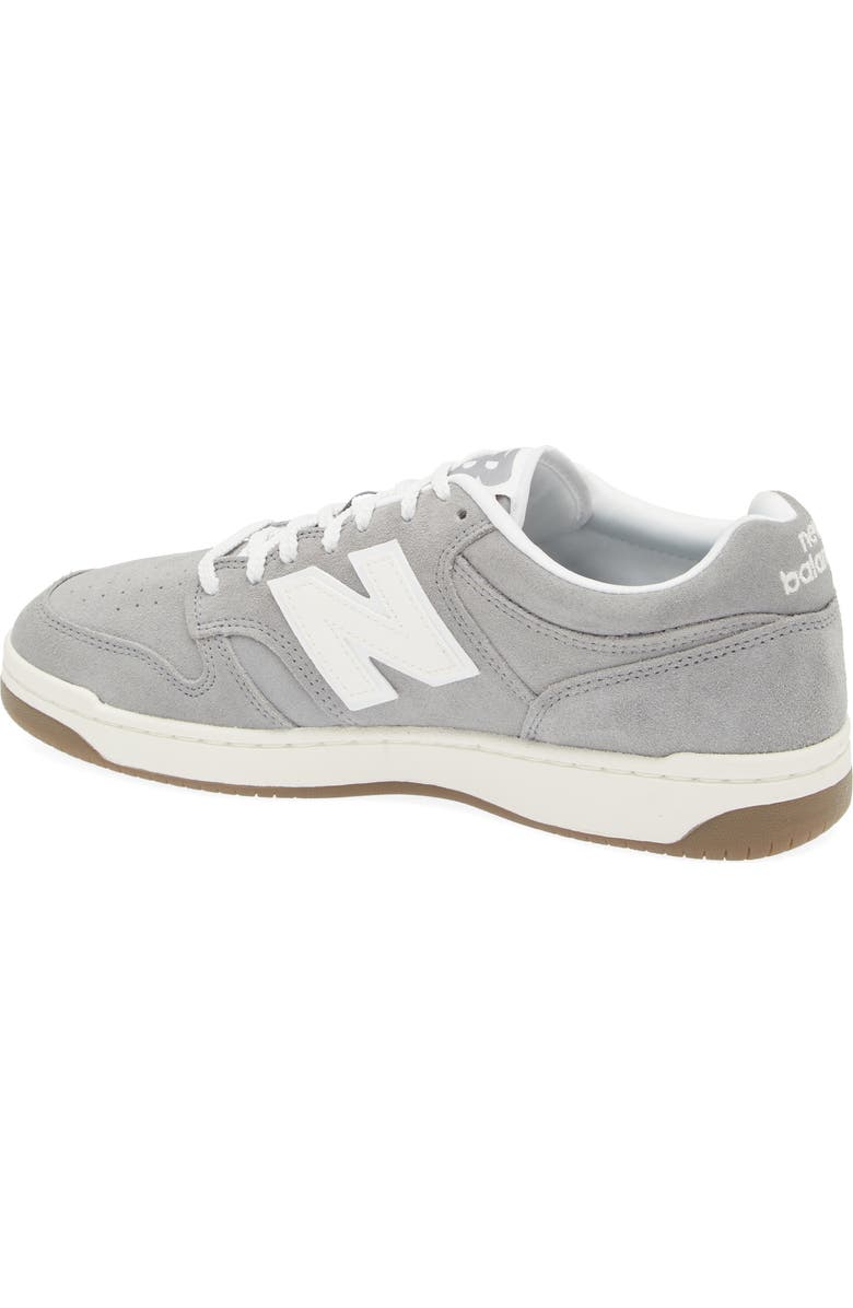New Balance 480 Basketball Sneaker, Alternate, color, Slate Grey/ Sea Salt