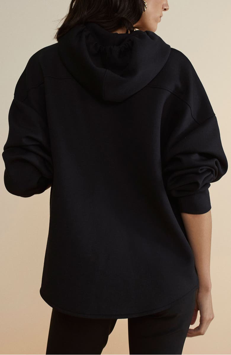 River Island Zip-Up Logo Hoodie, Alternate, color, 