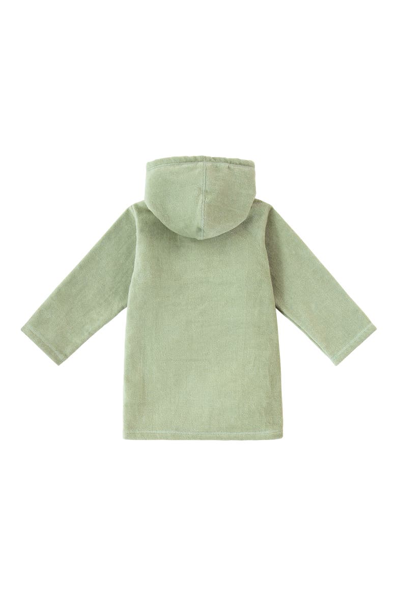Hooded Terry Beach Cover-Up, Alternate, color, Frosty Green