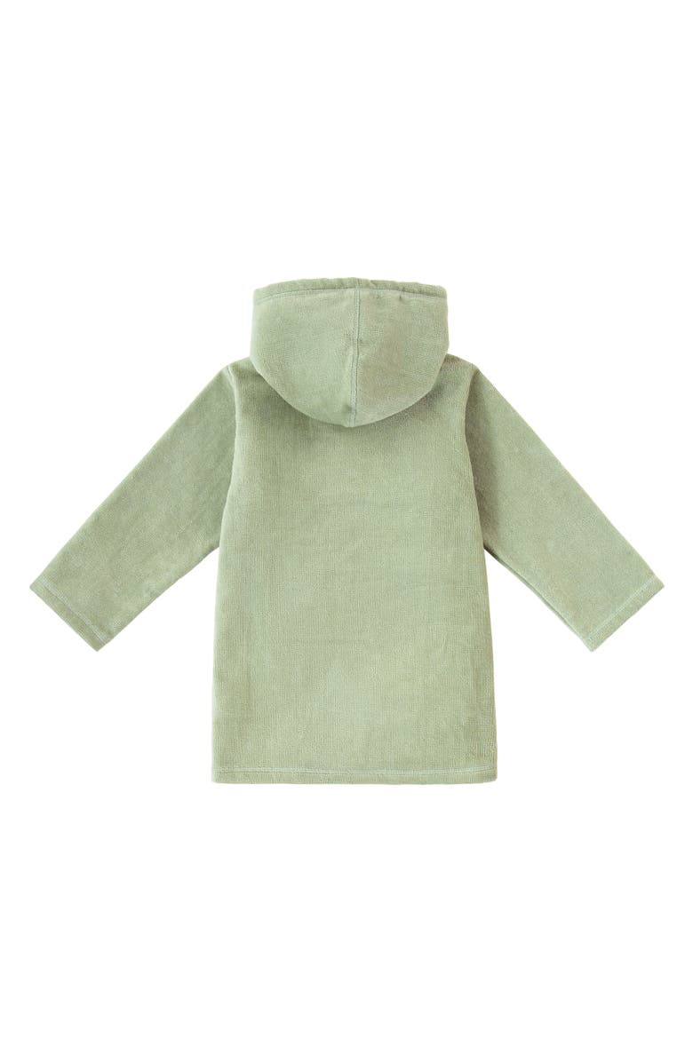 UV Skinz Hooded Terry Beach Cover-Up, Alternate, color, Frosty Green