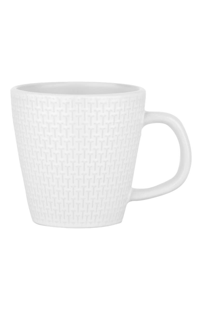 Stone Lain Olivia Stoneware 4-Piece Mug Set, Main, color, White