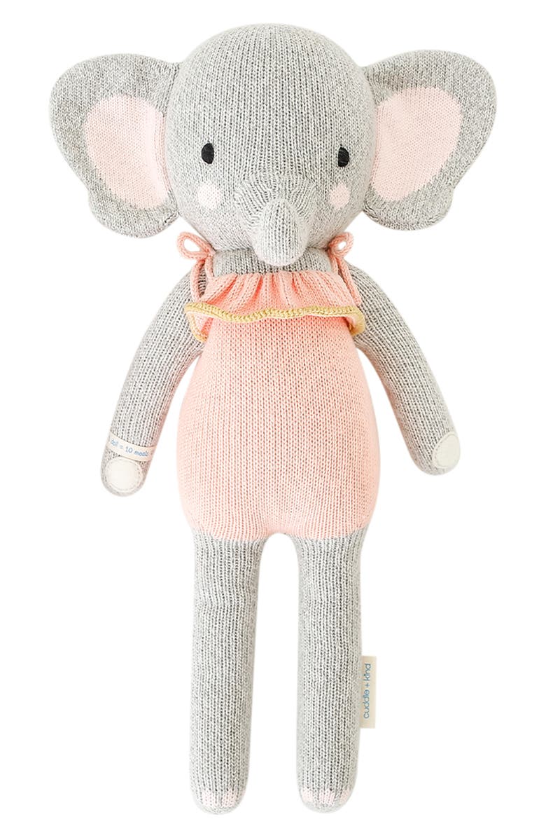 cuddle+kind cuddle + kind Mini Eloise the Elephant Stuffed Animal, Main, color, 