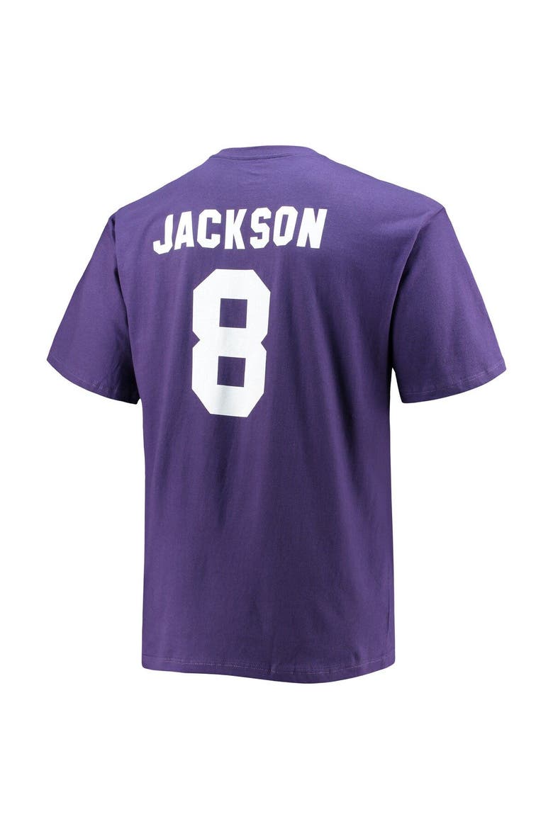 Men's Fanatics Branded Lamar Jackson Purple Baltimore Ravens Big & Tall Player Name & Number T-Shirt, Alternate, color, Purple